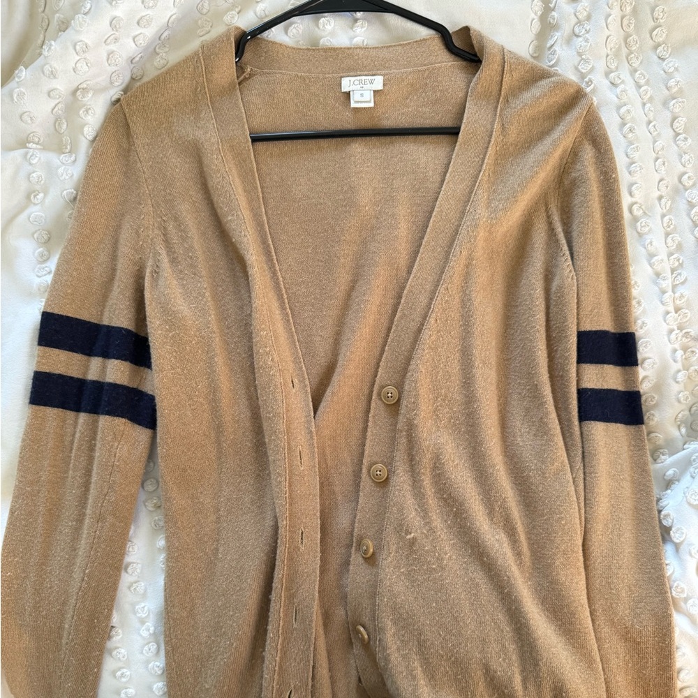 Jcrew tan sweater size small